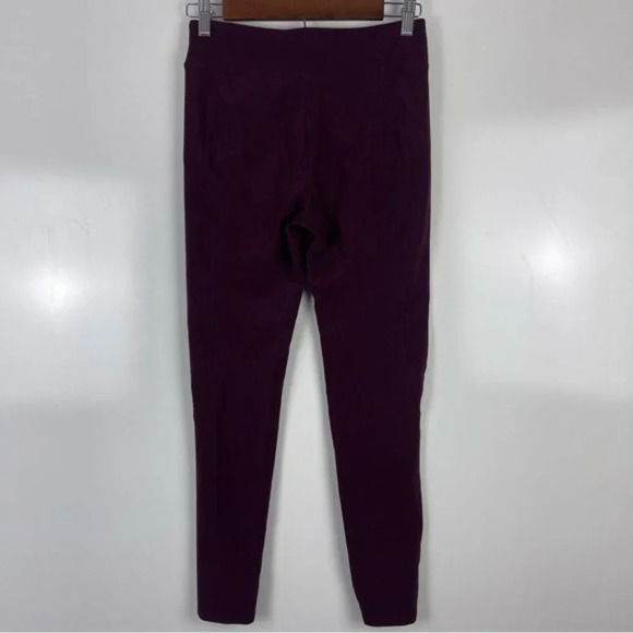 SPANX Micro Ribbed Control Top Skimmer Ankle Leggings Women's Size Medium - Picture 3 of 7